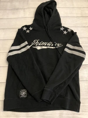 Primitive Hoodie Mens Large Black Stars Stripes Pullover Reflective Streetwear - Image 1 of 4