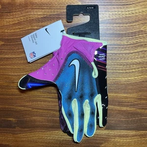 Nike Adult Vapor Jet 7.0 Combine SE Football Gloves Neon Mens Size XL 89304 NEW - Picture 1 of 7