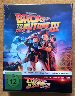 4K UHD ZURÜCK IN DIE ZUKUNFT 3 III STEELBOOK COLLECTOR'S EDITION *NEU/OVP* - Bild 1 von 4