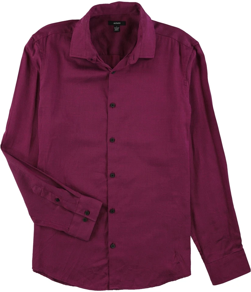 Alfani Mens Vesper Twill Button Up Shirt - Image 1 of 1