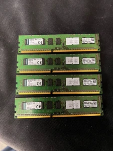 Kingston 16GB RAM (2ea x 8GB) 2Rx8 PC3-12800E UDIMM DDR3 1600 Memory Set - Picture 1 of 4