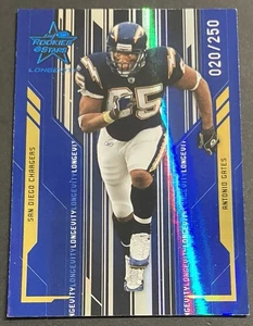 2005 Leaf Rookies & Stars Longevity Blue #79 Antonio Gates /250 SP - Picture 1 of 2