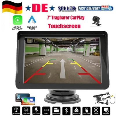 Auto Rückfahrkamera Einparkhilfe KFZ PKW Kamera Mit 7'' LCD Nachtsicht Monitor  - Bild 1 von 4