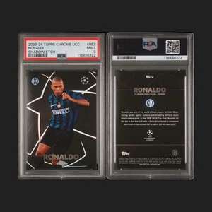 2023-24 Topps Chrome UEFA Shadow Etch #BE-2 Ronaldo PSA 9 - Picture 1 of 1