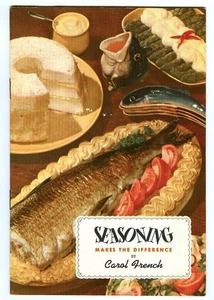 SEASONING MAKES the DIFFERENCE! Vintage 1951 R.T. FRENCH's Advertising Cookbook! - Picture 1 of 6