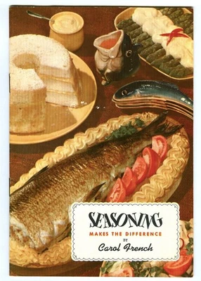 SEASONING MAKES the DIFFERENCE! Vintage 1951 R.T. FRENCH's Advertising Cookbook! - Image 1 of 4