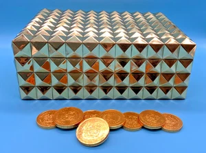 VIVIENNE JEWELLERY BOX BY EICHHOLTZ- GOLD IDEAL XMAS 🎁 REDUCED TO SELL !! - Picture 1 of 13