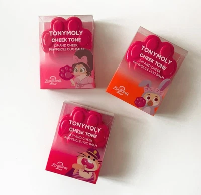 ZOOTOPIA 2 X TONYMOLY Lip&Cheek Duo Balm Fruity Popsicle Keychain/Korea Limited - Image 1 of 4