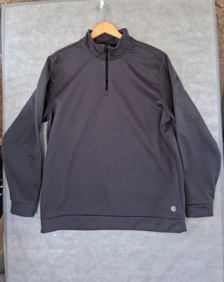 Pullover Solaris Active 1/4 cremallera para hombre: gris en color: talla XL: NUEVO CON ETIQUETAS Foto 1 de 4