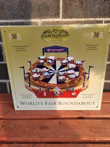 2005 Mr Christmas Gold Label World's Fair Roundabout 30 Songs Teacups Spins  - Picture 1 of 7