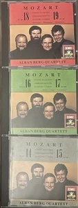Mozart String Quartet #’s 14 - 19 by Alban String Quartet (3 CDs 1989-1991 EMI) - Picture 1 of 17