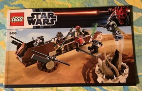 LEGO Star Wars : INSTRUCTION MANUAL ONLY : 9496 Desert Skiff : No Bricks : EUC
