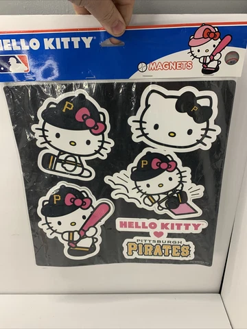MLB Pittsburgh Pirates - Hello Kitty Magnet Set Of 5 2014 Cover