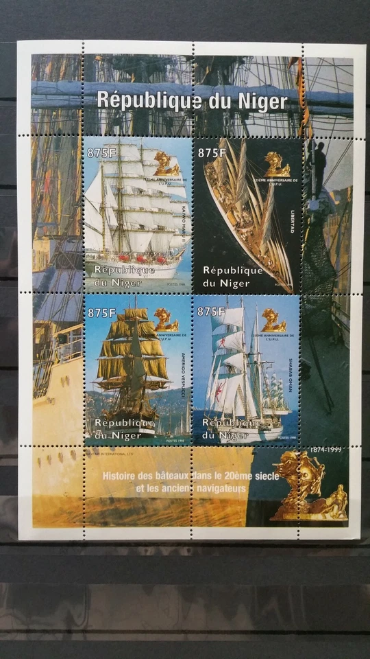 Stamps Niger 1999 Sailing ships MNH - Image 1 of 1