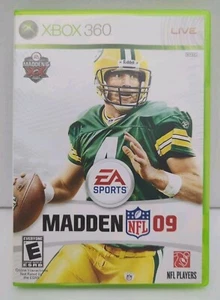 Madden NFL 09 (Microsoft Xbox 360, 2008) en caja, etiqueta original, etiqueta blanca - Imagen 1 de 10