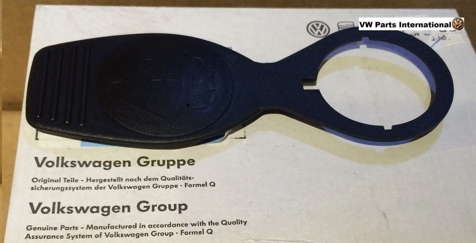 Coperchio tappo bottiglia lavavetri VW Vento VR6 TDI NERO OEM originale + aggiornamento - Immagine 1 di 1