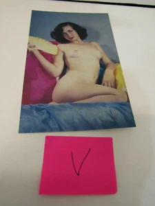 V OLD VINTAGE UNUSED MINT POSTCARD NUDE SEXY WOMEN RESQUE - Picture 1 of 1