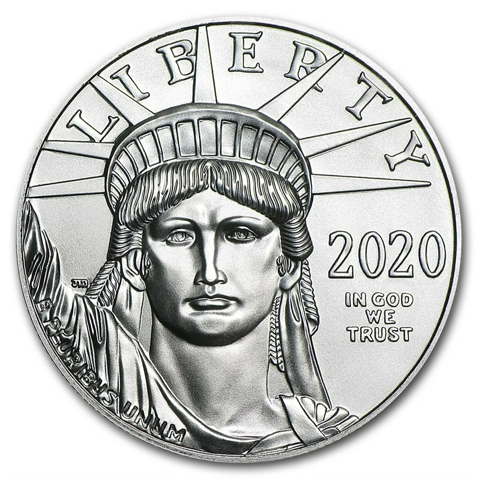 2017 1 oz .9995 Fine Platinum $100 American Eagle Coin Brilliant Uncirculated - Image 1 of 2