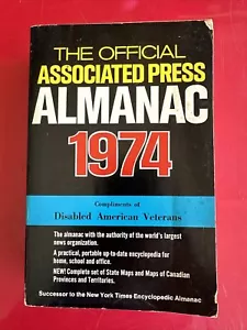 The Official Associated Press Almanac 1974 Disabled American Veterans State Maps - Picture 1 of 12