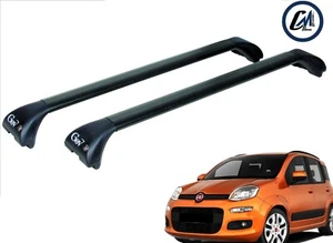 4833 GEO BARRE PORTATUTTO NERE SPECIFICHE PER FIAT PANDA 3a CON CORRIMANO BASSO - Imagen 1 de 8