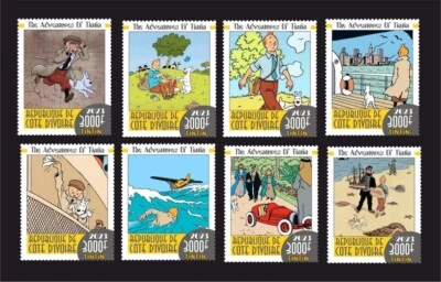 Estampillas cómics de hojalata Foto 1 de 2