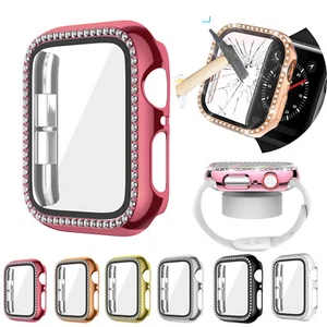 For Apple Watch Series 10 42/46mm Screen Protector Bling Screen Protector Cover - Picture 1 of 48