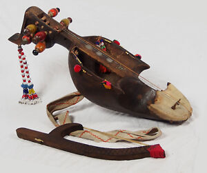 Antik traditionelle musical instrument Ghichak Sarinda Afghanistan Pakistan 18/A