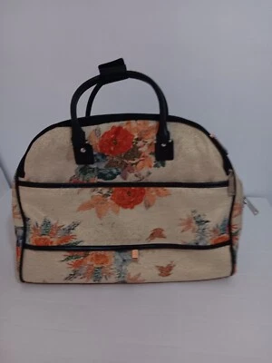 ☆¡ADIVINA! BOLSO DE MANO FIN DE SEMANA ESTAMPADO FLORAL MUY ESPACIOSO  Foto 1 de 4