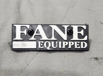 "Fane Equipped" Speaker Cabinet Badge - Image 1 of 2