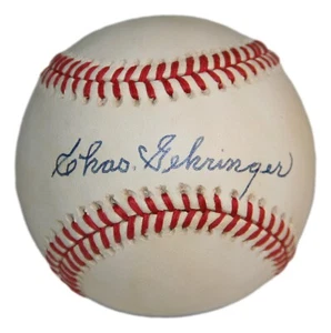 Charles Chas Gehringer Signed OAL Baseball PSA/DNA Tigers Nice! - Picture 1 of 3