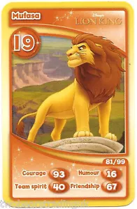 Morrisons Disney Trading Cards 2012: Mufasa aus Der König der Löwen (I9) - Bild 1 von 1