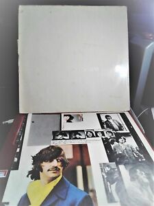 THE BEATLES WHITE ALBUM 2 X LP'S UK Stereo Top Loader, Numbered, Poster 1968