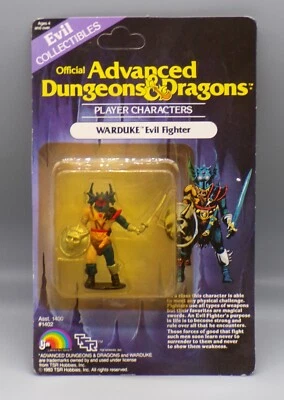 Minifigura de colección 1983 LJN Advanced Dungeons & Dragons WARDUKE D&D sellada sin usar, en caja Foto 1 de 4