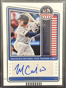 2023 Stars & Stripes Michael Carico Collegiate National Team Training Camp Auto
