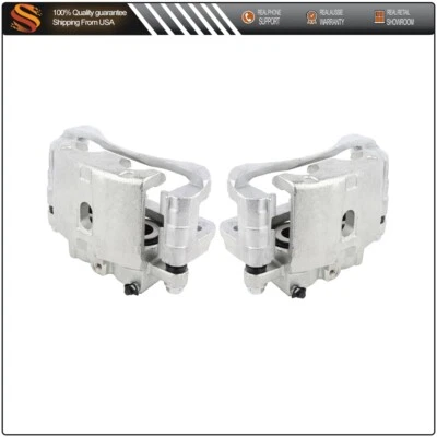 Par de pinzas de freno delanteras con soporte para 03-08 GMC Savana 1500 03-05 Chevy Astro Foto 1 de 4