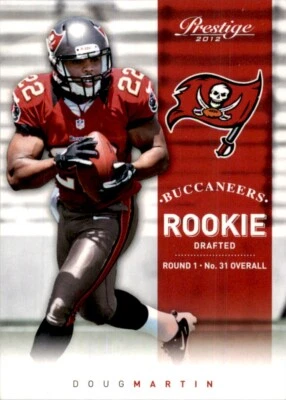 2012 Panini Prestige Doug Martin Rookie Tampa Bay Buccaneers #245 NFL Football - Image 1 of 2