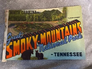 1956 Great Smoky Mountains National Park Souvenir Booklet, Color Print Plates  - Picture 1 of 10