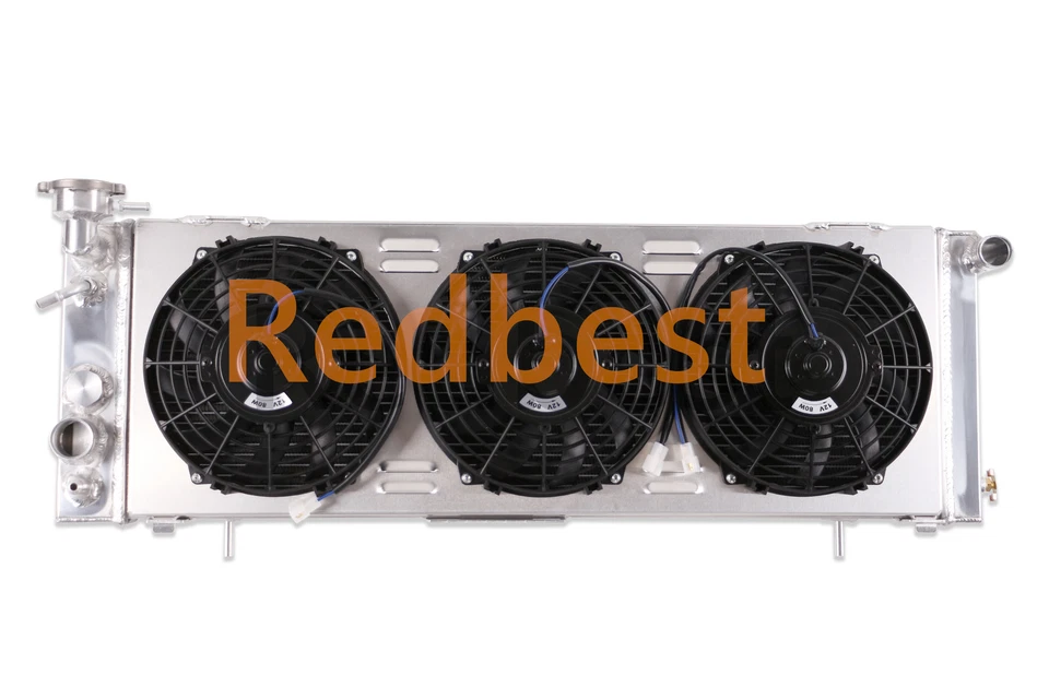 CC1193 4 Row Radiator Shroud Fan For 1984-1990 Jeep Wagoneer 2.1L 2.8L 2.5L 4.0L - Image 1 of 4