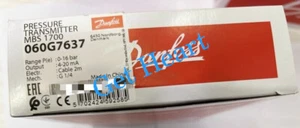 1PC Danfoss MBS1700 060G7637 Pressure Transmitter 0-16bar FedEx or DHL or UPS - Picture 1 of 1