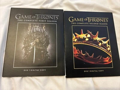 Game of Thrones The Complete Seasons 1-2  DVD HBO Series 1-2 - Image 1 of 3