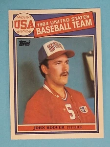 Topps Tiffany John Hoover Team 1985 EE. UU. #397 - Imagen 1 de 2