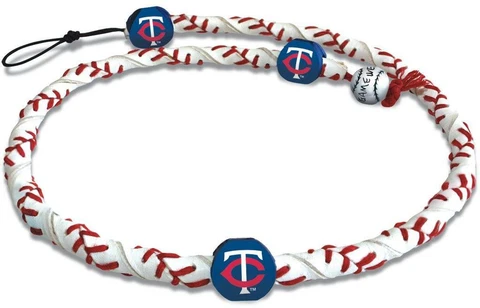Minnesota Twins Classic Frozen Rope Baseball Necklace [NEW] Jewelry Leather Cover