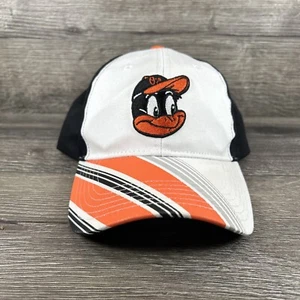 Baltimore Orioles Hat Cap Adjustable Snapback Mens White Orange MLB Baseball - Picture 1 of 11