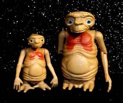 E.T. 1982 de colección Figura de acción OUCH! Lote, Brazos Posables, ET Cuerda, ¡LEER POR FAVOR! Foto 1 de 4