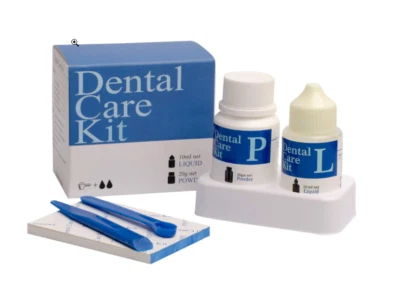 Kit de cuidado dental de óxido de zinc eugenol cemento pegamento para relleno de coronas y puentes Foto 1 de 4