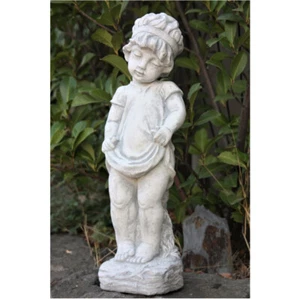 PUTTE STEINFIGUR GARTENFIGUR MÄDCHEN aus STEINGUSS FROSTFEST NEU 4496 - Bild 1 von 5