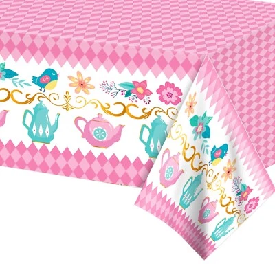 Mantel de fiesta de té Té de la tarde Cumpleaños Fiesta Mantel Decoración de picnic Foto 1 de 4