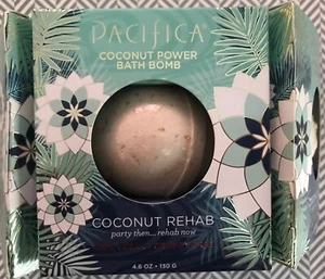 ¡NUEVO! Bomba de baño de rehabilitación de coco PACIFICA 4,6 OZ envío gratuito - 2 bolas de baño - Imagen 1 de 1