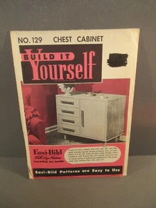 1951 Easi-Bild n.129 Tavolo baule costruiscilo da solo piani - Foto 1 di 2