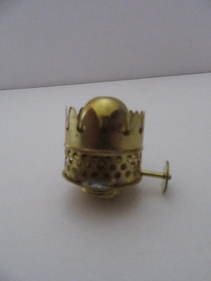 Vintage AB Co Nutmeg Brass Miniature oil lamp Burner c1950s - Image 1 of 4